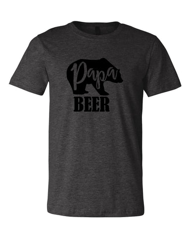Papa Beer Funny Men's Shirt - Father's Day Gift, Best Dad Ever Shirts, Men's Soft Cotton T-Shirt,  Choose Your Shirt Color!
