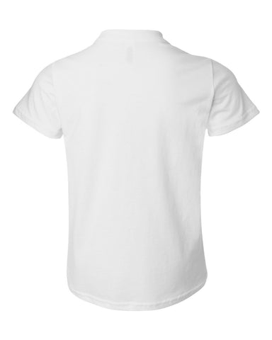 Reindeer Face, White Youth T-Shirt, Funny Christmas Shirt, Funny Saying Shirt, Christmas Holiday Shirt, Christmas Party