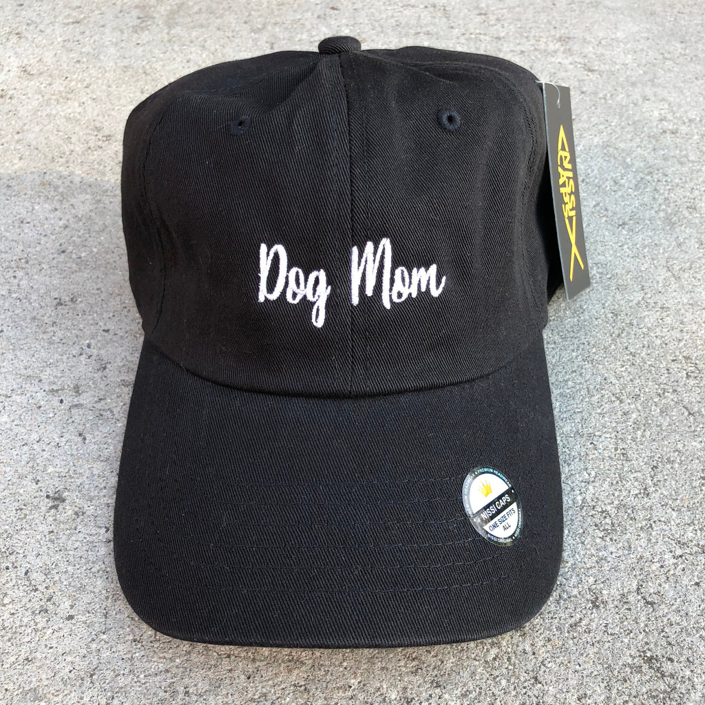 Dog Mom Script Embroidered Dad Hat, Dog Mom Trendy Dad Hat Baseball Cap, Dog Mama, Fur Mama, Over 20 Colors To Choose From!