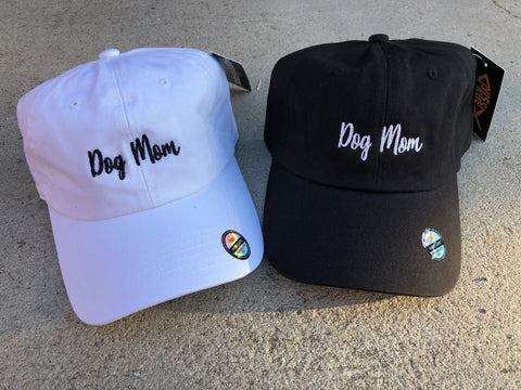 Dog Mom Script Embroidered Dad Hat, Dog Mom Trendy Dad Hat Baseball Cap, Dog Mama, Fur Mama, Over 20 Colors To Choose From!