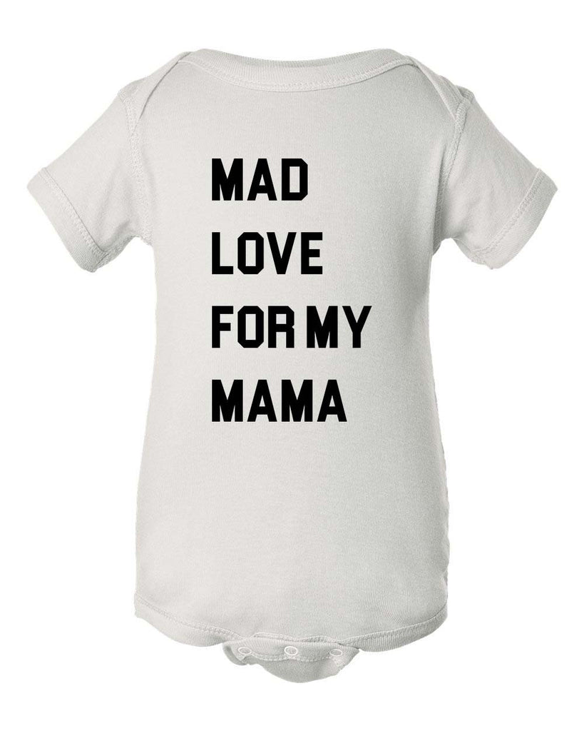 Mad Love For My Mama Baby Infant Bodysuit, Baby Bodysuit, Love My Mama Sorry, Baby Bodysuit, Newborn Outfit, Unisex Baby Clothes
