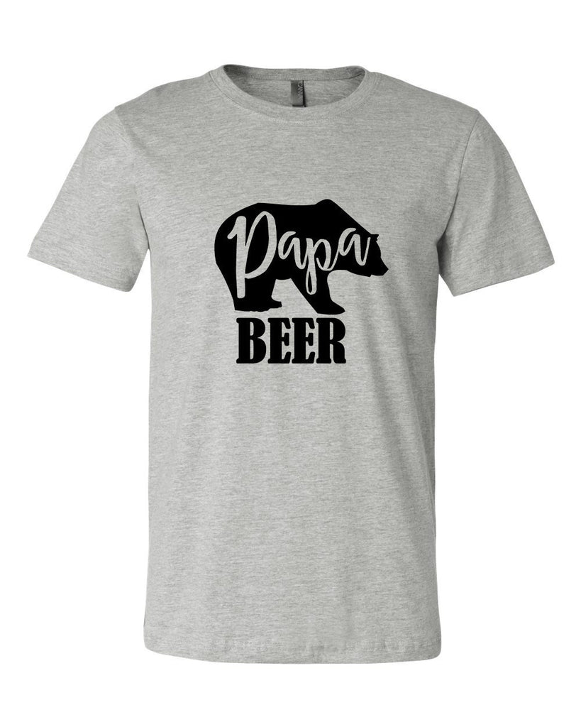 Papa Beer Funny Men's Shirt - Father's Day Gift, Best Dad Ever Shirts, Men's Soft Cotton T-Shirt,  Choose Your Shirt Color!