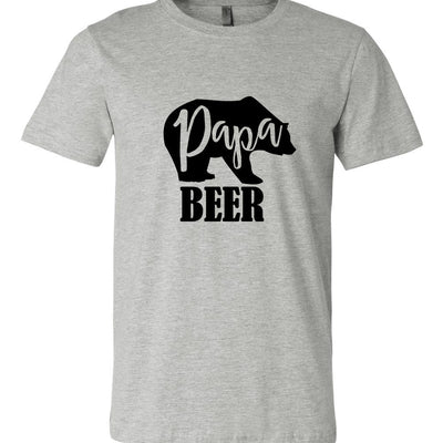Papa Beer Funny Men's Shirt - Father's Day Gift, Best Dad Ever Shirts, Men's Soft Cotton T-Shirt,  Choose Your Shirt Color!