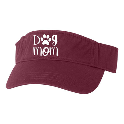 Dog Mom Paw Visor Hat, Dog Lover Sun Visor Cap, Fur Mama Visor, Dog Mama Visor, Gift For Dog Mom, 13 Colors!