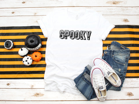 Spooky Spiders Halloween Shirt Tee,  Halloween Squad Tee, Halloween Tees, Fall Shirt, Funny Tees, Halloween Costume, Squad T-Shirts - White