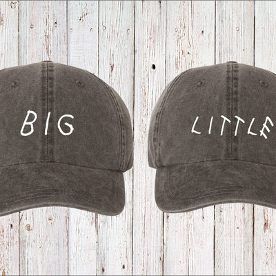 Big Little College Sorority Dad Hat Cap, Pigment Dyed Reveal Hats Caps, Sorority Hats, Big, Little, GG Big, G Big, Choose Your Hat Color!