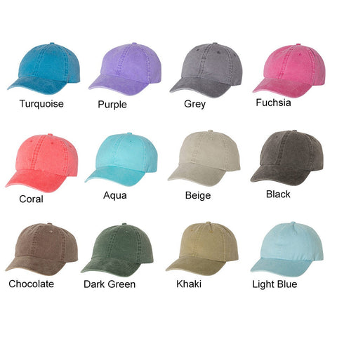 dad Lowercase EMBROIDERED Unstructured Dad Hat Cap, Pigment Dyed Baseball Cap, Baby Announcement, Mom Dad To Be, Choose Hat Color!