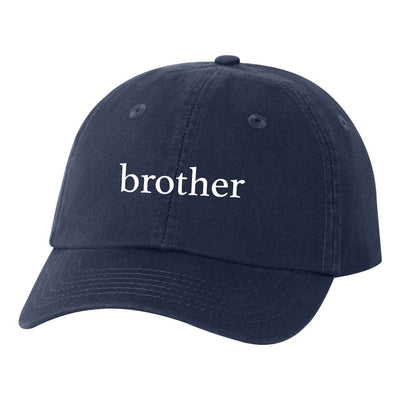 Brother & Sister Lowercase Youth Size Hat Cap, Unstructured Baseball Cap, Baby Announcement, Big Brother, Big Sister, Choose Hat Color!