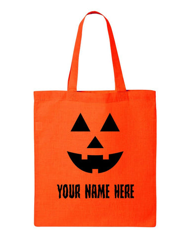 Trick or Treat bag, trick-or-treat Bag, Trick or treat bag personalized, candy bag,  bag, Halloween, Halloween tote, tote, cotton bag,