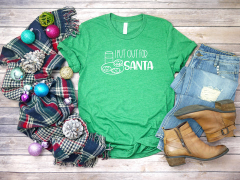 I Put Out For Santa Funny Christmas Shirt, Christmas Day Shirt, Holiday Shirt,  Christmas Humor Shirt, Holiday T-Shirt, Funny Saying Shirt