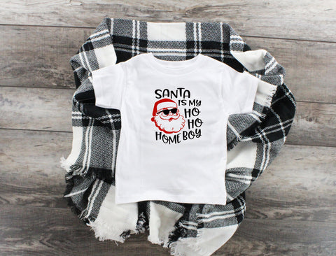 Santa is My Homeboy, Youth T-Shirt, Funny Christmas Shirt, Funny Saying Shirt, Christmas Holiday Shirt, Christmas Party