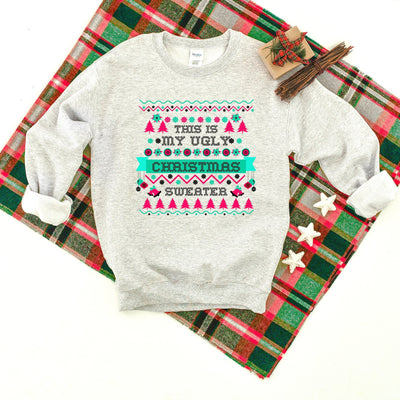 This is my Ugly Christmas Sweater Heavy Blend Crewneck Sweatshirt, Ugly Christmas Sweater, Christmas Sweatshirt, Ugly Sweater,  Xmas Crew