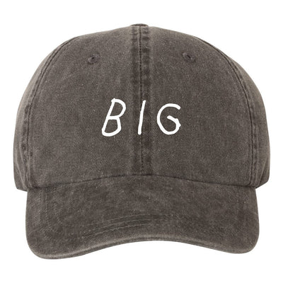 Big Little College Sorority Dad Hat Cap, Pigment Dyed Reveal Hats Caps, Sorority Hats, Big, Little, GG Big, G Big, Choose Your Hat Color!