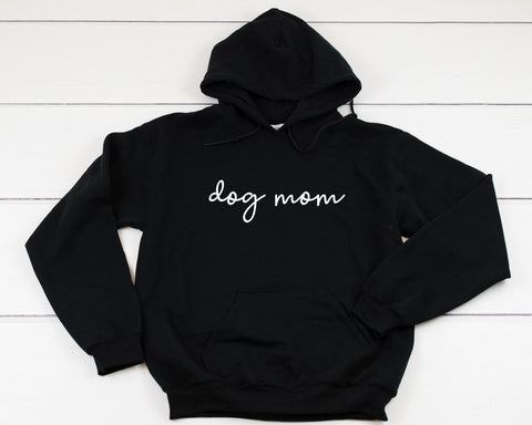 Dog Mom Script Heavy Blend Hooded Sweatshirt Hoodie, Dog Mom Hoodie, Hooded Sweater, Fur Mama Hoodie, Dog Mom, Dog Mama Hoodie, 12 Colors!