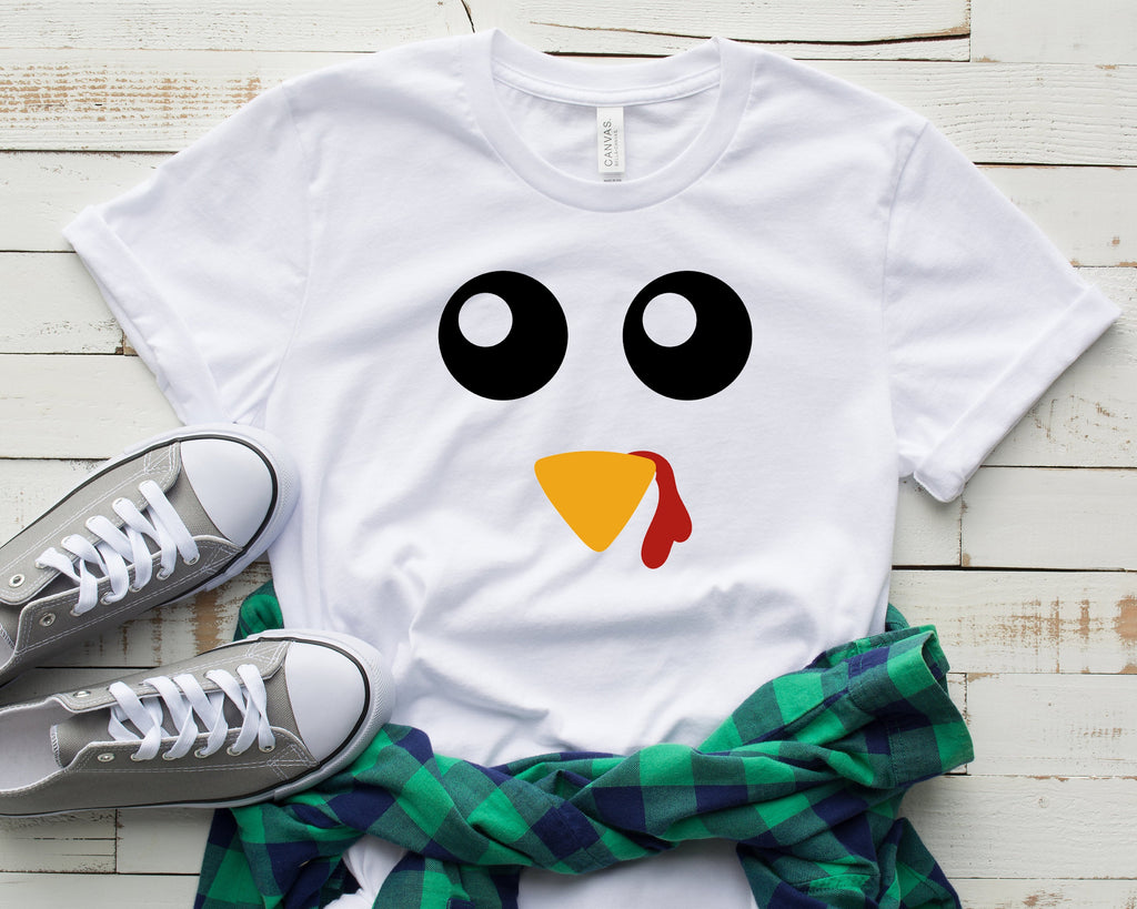 Turkey Face T-Shirt, Funny Thanksgiving Shirt, Funny Saying Shirt, Turkey Day Shirt, Family Thanksgiving Shirt