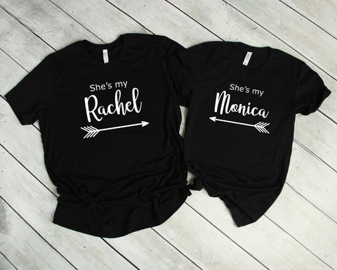 Kid Best friend shirts, she's my rachel, she's my monica, bestie Youth T-Shirt, Youth shirt, bff matching tshirt, besties matching shirt