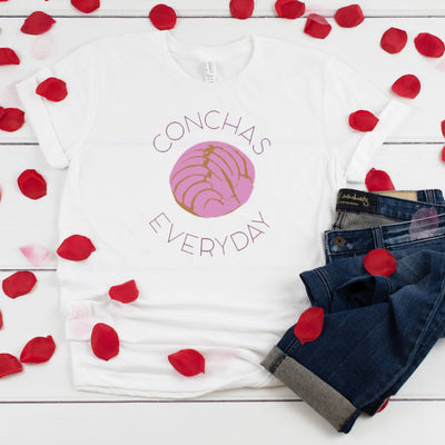 Conchas Everyday T-Shirt, Pan Dulce, Sweet Bread Shirts, Funny Shirt, Concha Shirt, Pan Dulce Shirt
