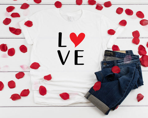 LOVE Valentine T-Shirt, Valentines Day Shirt, V Day Shirt,  Teacher Shirt, Heart Shirt, Love Shirt