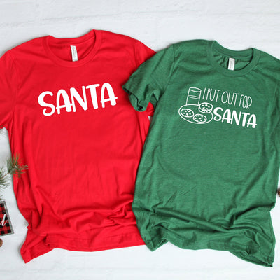 I Put Out For Santa Couples Christmas T-Shirt Shirt, Funny Christmas Shirt, Funny Saying T-Shirt, Christmas Humor, Couples Holiday Shirt