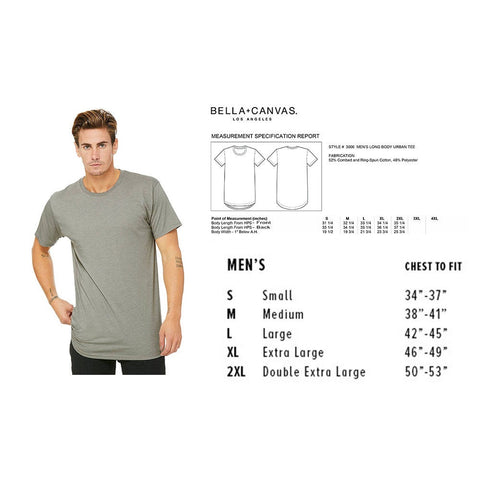 Dog Dad Left Chest Long Body T-Shirt Tee, Dog Shirts, Dog Shirt, Dog Dad Shirts, Dunn Font, Dog Lover, Long Tee Style, 4 Colors Available!