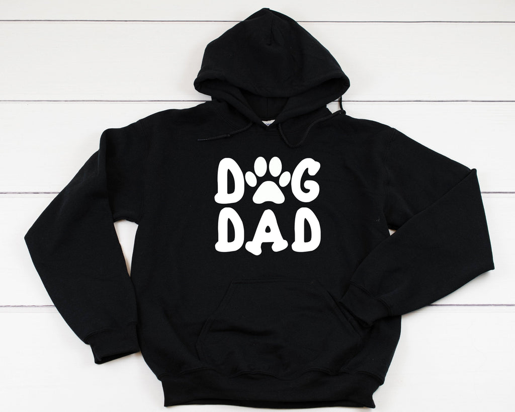 Dog Dad Paw Heavy Blend Hooded Sweatshirt Hoodie, Dog Dad Hoodie, Dog Dad Hooded Sweater, Dog Dad, Dog Dad Sweatshirt, Dad Gift, 12 Colors!