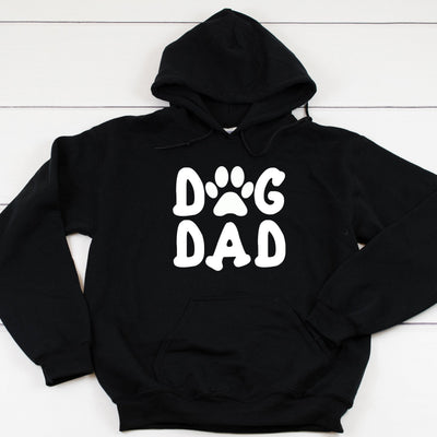 Dog Dad Paw Heavy Blend Hooded Sweatshirt Hoodie, Dog Dad Hoodie, Dog Dad Hooded Sweater, Dog Dad, Dog Dad Sweatshirt, Dad Gift, 12 Colors!