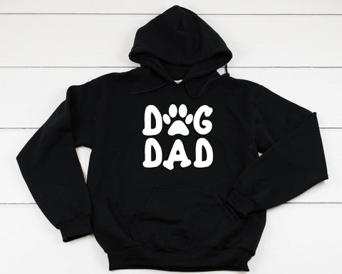 Dog Dad Paw Heavy Blend Hooded Sweatshirt Hoodie, Dog Dad Hoodie, Dog Dad Hooded Sweater, Dog Dad, Dog Dad Sweatshirt, Dad Gift, 12 Colors!