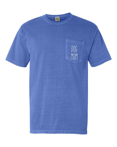 Dog Mom Pocket T-Shirt Tee, Comfort Colors Shirts, Fur Mom Shirts, Dog Shirt, Dog Mom Shirts, Dog Parent, Mom Shirts, More Colors Available!