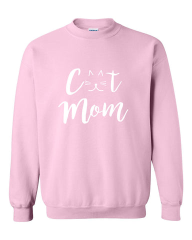 Cat Mom Whiskers Heavy Blend Crewneck Sweatshirt, Cat Lover Sweater, Cat Mom Sweatshirt, Pet Lover Crew Sweater, Dog Mom, Cat Mama