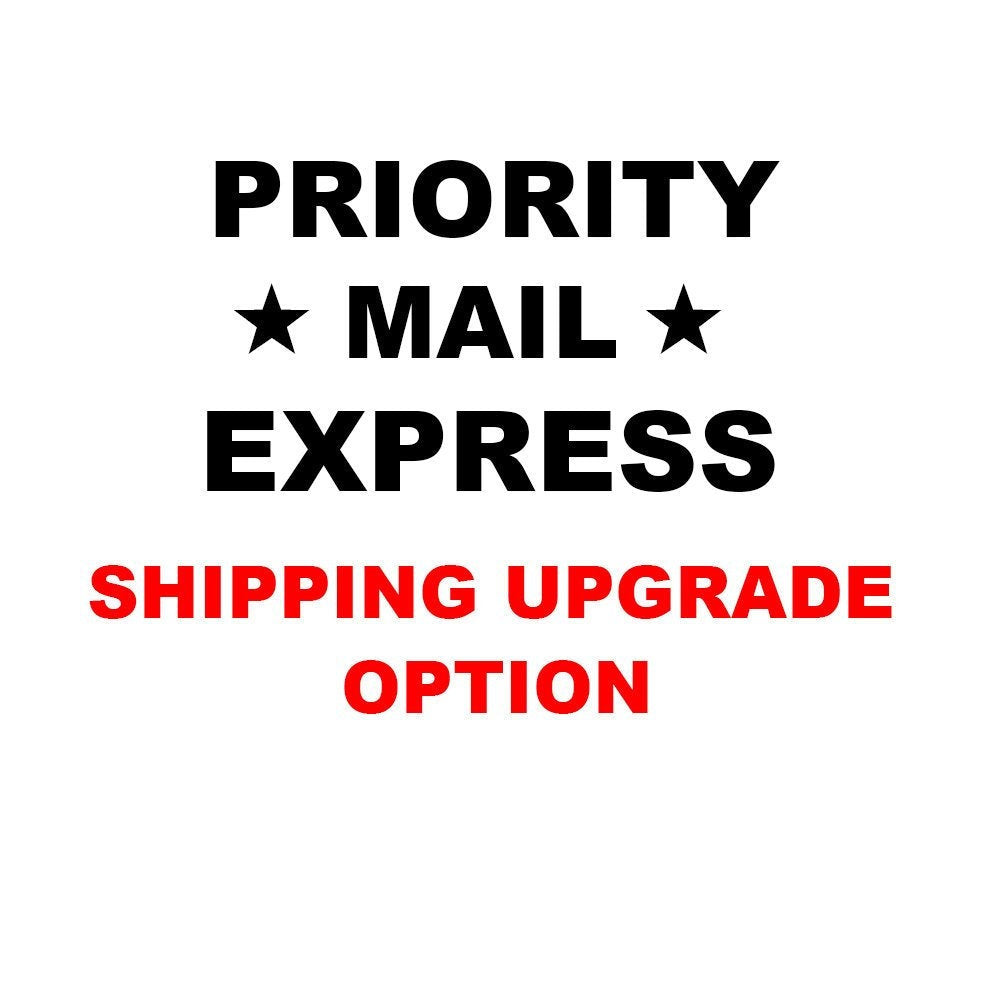 Express Mail Shipping Option 1-2 Business days depending on location!