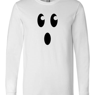 Ghost Face Long Sleeve T-Shirt Tee, Trick or treat shirts, Cute Halloween shirts,  Spooky shirts, Fun Halloween shirts, Unisex Shirt