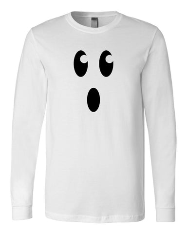 Ghost Face Long Sleeve T-Shirt Tee, Trick or treat shirts, Cute Halloween shirts,  Spooky shirts, Fun Halloween shirts, Unisex Shirt