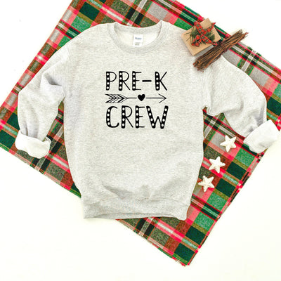 Pre-K Crew Heavy Blend Crewneck Sweatshirt, Teacher Sweater, School Teacher Sweatshirt, Teacher Crew Sweater, Pre-School Grade Crew