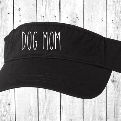 Dog Mom Visor Hat Cap, Dog Lover Sun Visor Cap, Fur Mama Visor, Dog Mama, Gift For Dog Mom, Visor Cap, 13 Colors!