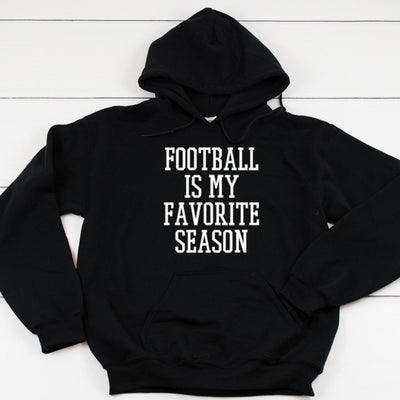Football Is My Favorite Season Heavy Blend Hooded Sweatshirt Hoodie, Football Mom Hoodie, Game Day Hoodie, Game Day, Football, 12 Colors!