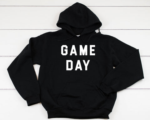 Game Day Heavy Blend Hooded Sweatshirt Hoodie, Football Mom Hoodie, Game Day Hoodie, Game Day, Football, Gameday, 12 Colors!