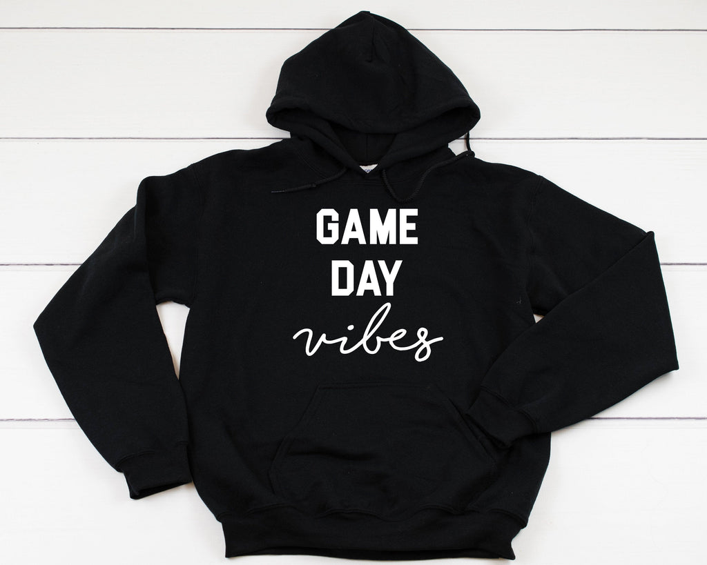 Game Day Vibes Heavy Blend Hooded Sweatshirt Hoodie, Football Mom Hoodie, Game Day Hoodie, Game Day, Football, Gameday, 12 Colors!