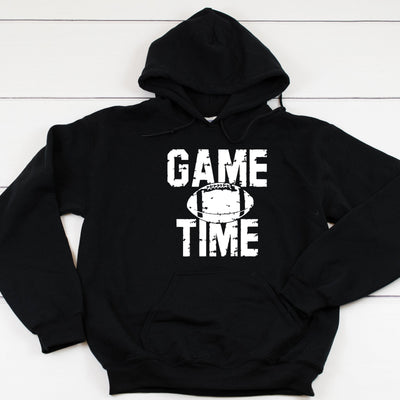 Game Time Football Heavy Blend Hooded Sweatshirt Hoodie, Football Mom Hoodie, Game Day Hoodie, Game Day, Football, Gameday, 12 Colors!