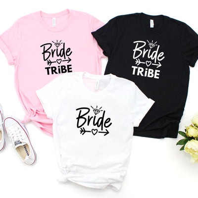 Bachelorette Party Shirts, Bride, Bride Tribe Diamond, Bachelorette Party, Bridal Shirts, Bridesmaids, Bridal Party, Bride to Be, Bride Gift