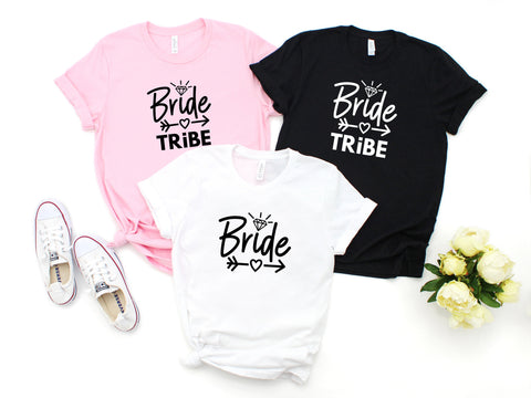 Bachelorette Party Shirts, Bride, Bride Tribe Diamond, Bachelorette Party, Bridal Shirts, Bridesmaids, Bridal Party, Bride to Be, Bride Gift