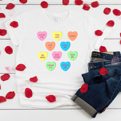 Hearts Valentine's Day Shirt, Valentines Day Funny Saying Shirt,  V-Day Shirt, Cute Funny Valentines Day Shirt, More Colors Added!