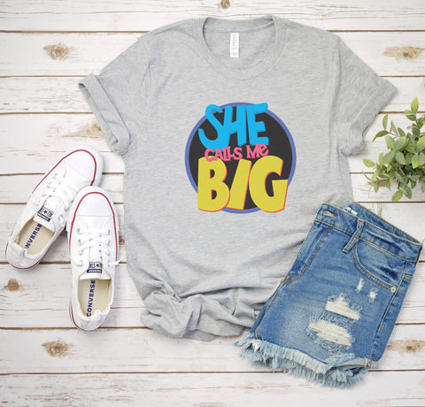 Big Little College Sorority shirts, She Calls Me Big Little GBig GGBig sorority reveal shirts, Greek shirt, Little sister, Big Sister, GBig