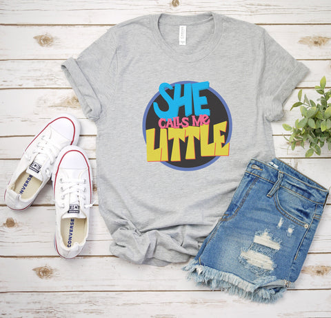 Big Little College Sorority shirts, She Calls Me Big Little GBig GGBig sorority reveal shirts, Greek shirt, Little sister, Big Sister, GBig