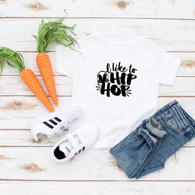 Easter I like to Hip Hop Shirt, Toddler Easter Shirt, Kids Easter Shirt, Toddler Easter Shirt, Funny Easter Shirt, Children's Easter Shirt.