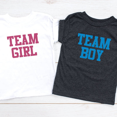 Team Girl Team Boy Siblings Youth T-Shirt, Brother Sister Shirt, Kids Youth Shirts, Big Brother, Big Sister, Gender Reveal, New Baby