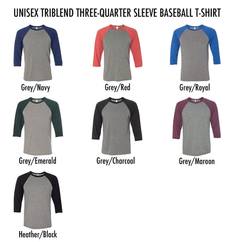 Baseball Mom Three-Quarter Sleeve Baseball T-Shirt, That's My Son Out There, Game Day Shirt, Gift. For Mom, Sports Mom Shirts, Custom Option