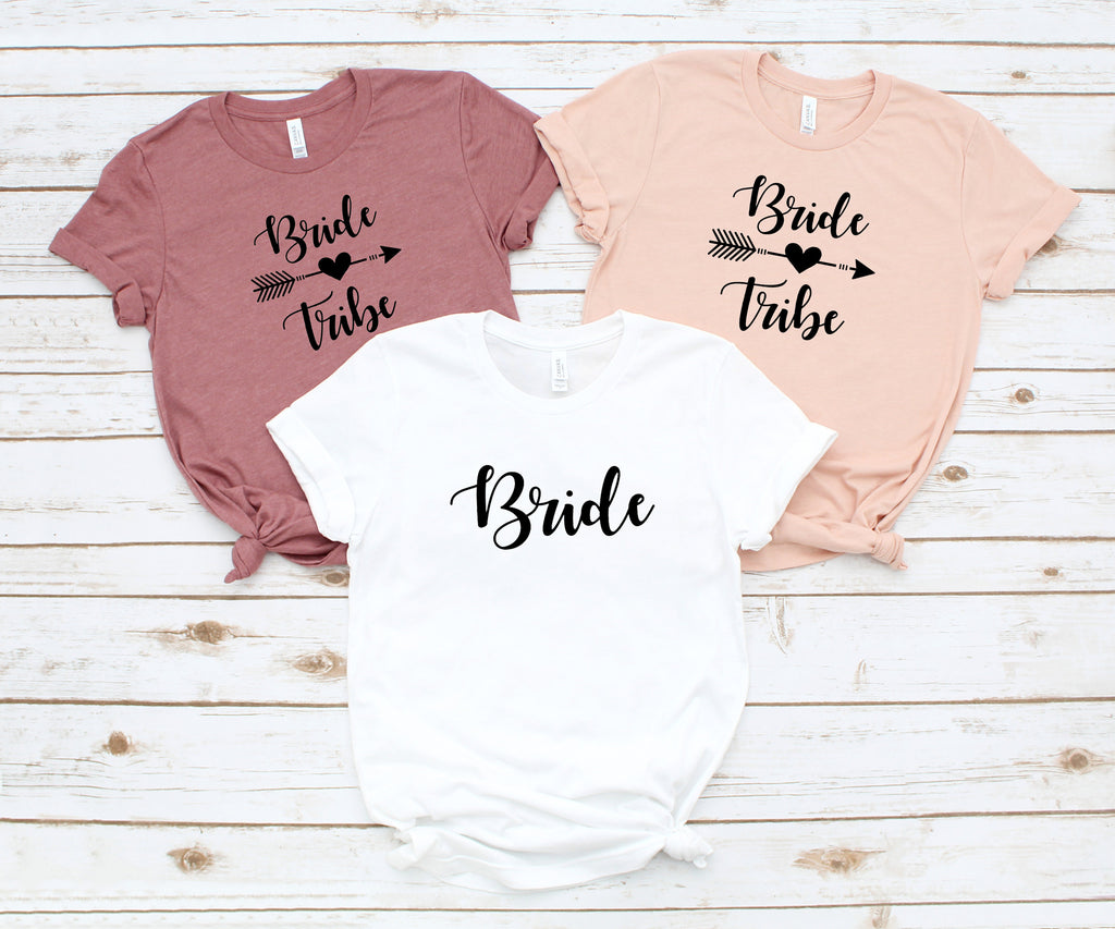 Bachelorette Party Shirts, Bride, Bride Tribe, Bachelorette Party, Bridal Shirts, Bridesmaids, Bridal Party, Bride to Be, Gift For Bride