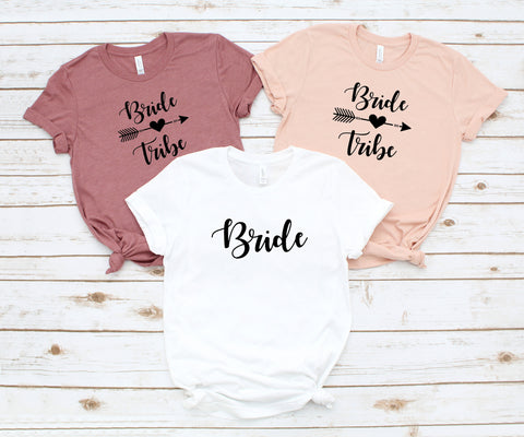 Bachelorette Party Shirts, Bride, Bride Tribe, Bachelorette Party, Bridal Shirts, Bridesmaids, Bridal Party, Bride to Be, Gift For Bride
