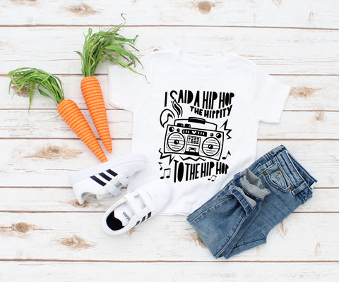 Easter Shirt, I Said Hip Hop, Toddler Easter Shirt, gift for kids, Easter egg hunt, hip hop bunny shirt, kids easter shirt, Good Egg