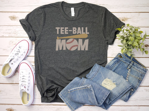 Tee Ball Mom Baseball Shirt, Tee Ball shirts, Baseball shirts, Mom shirts, Game day shirts, Unisex Shirt, Baseball Mom, Game Day Shirt